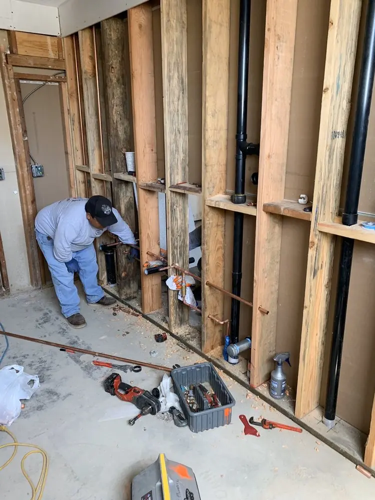 Commercial rough-in plumbing for Gas Line Repair in Ebensburg Junction